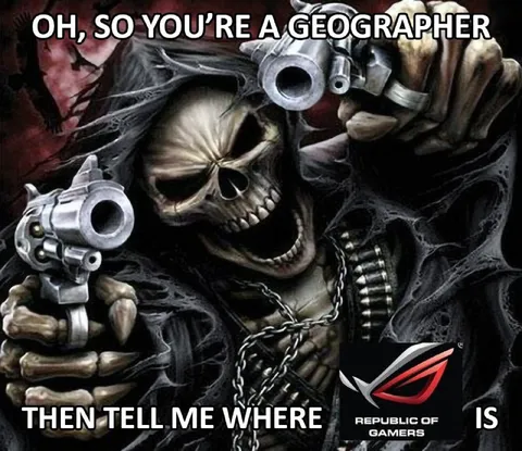 Oh, So You're a Geographer
