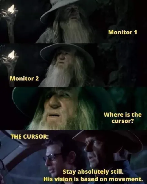 Gandalf Can't Find the Cursor
