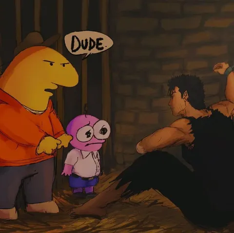 Arthur Says Dude to Guts