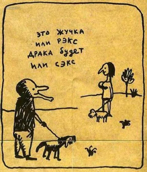 Жучка или Рэкс: драка или секс