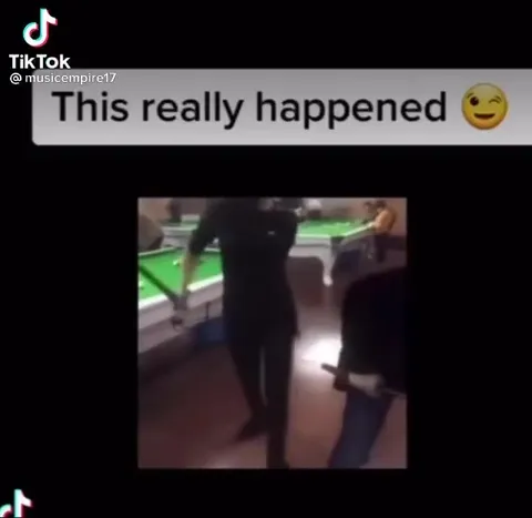 This really happened at the pool hall