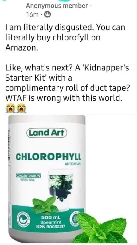 Chlorophyll on Amazon