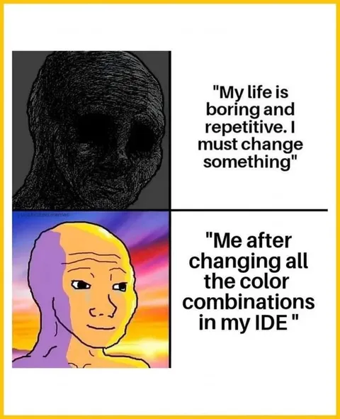 Wojak Changes IDE Colors