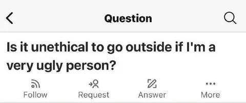 Unethical to Go Outside Ugly