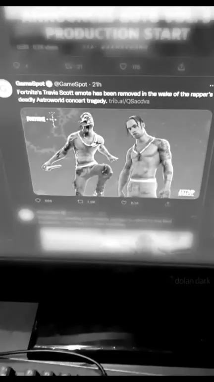 Travis Scott Emote Regret