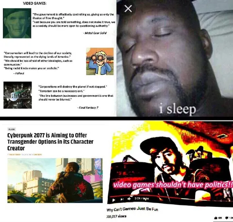 Video Games Shouldn’t Have Politics
