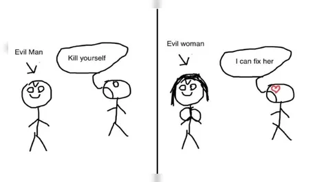 Evil Man and Evil Woman