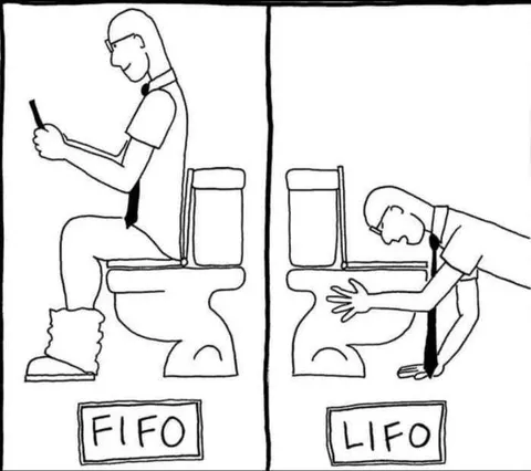 FIFO vs LIFO Toilet Joke