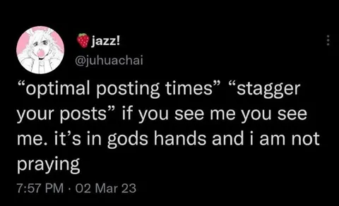 Optimal Posting Times