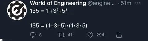 135 Mathematical Identity