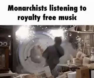 Monarchists Hear Royalty-Free Music