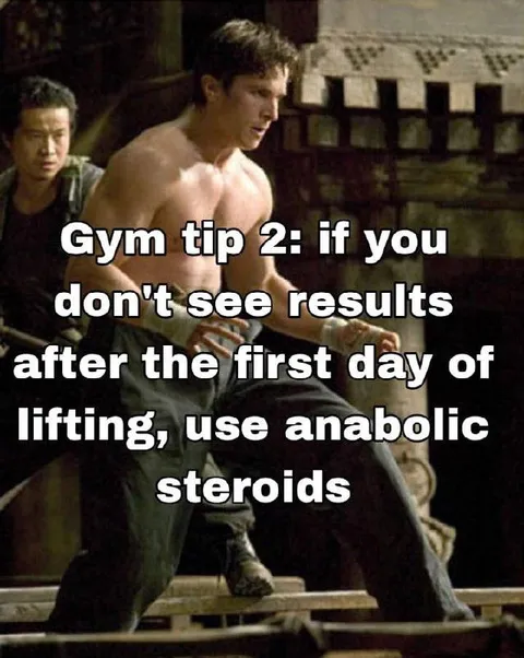 Gym Tip 2 Steroids