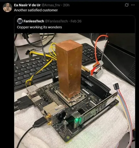 Copper CPU Cooler Experiment