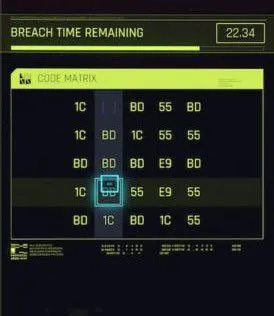 Cyberpunk Code Matrix Hack