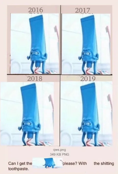 Shitting Toothpaste Request