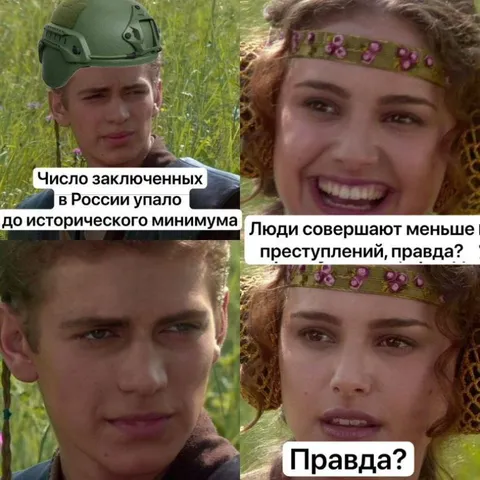 Люди совершают меньше преступлений