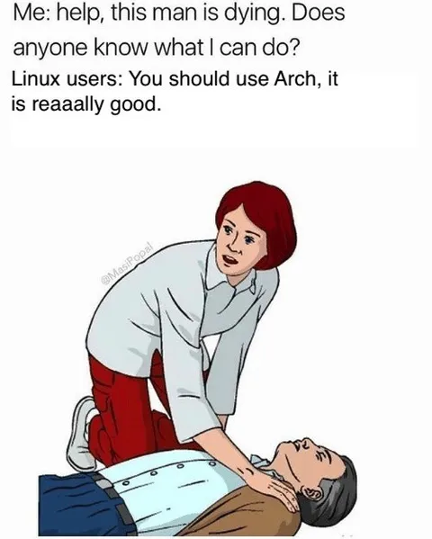 Arch Linux Can Save Him