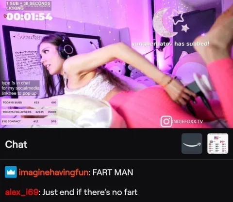 FART MAN Twitch chat