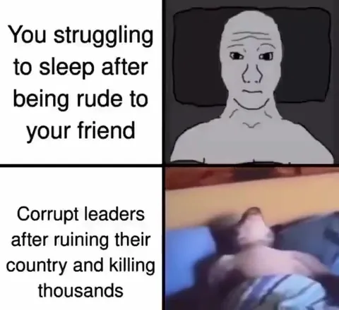 Corrupt Leaders Sleeping Peacefully