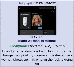 Black Woman in Mouse Software