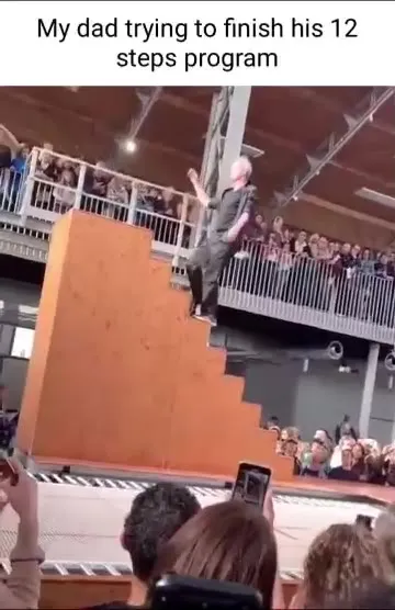 Dad Finishing the 12 Steps