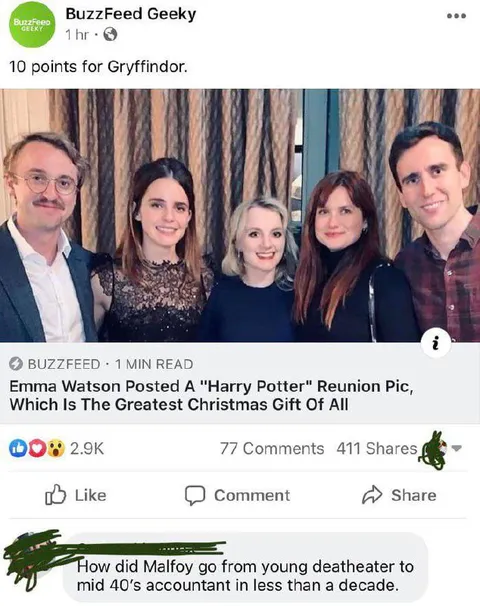 Malfoy Goes From Death Eater to Accountant