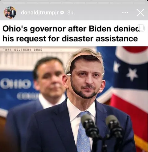 Ohio Governor After Disaster Aid Denial