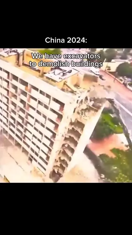 China Demolishes Buildings, America Takes Flight