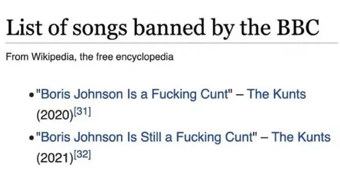 Songs Banned by the BBC