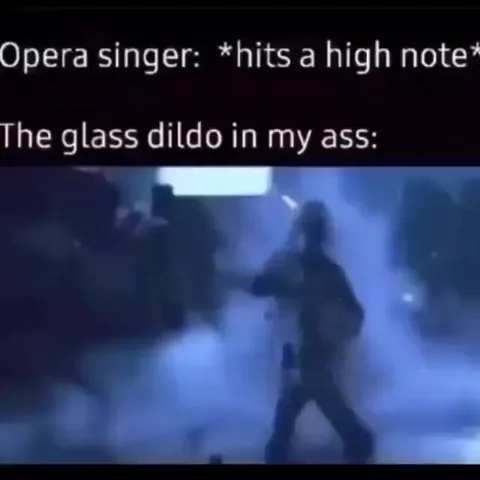 Opera Singer Shatters the Glass Dildo
