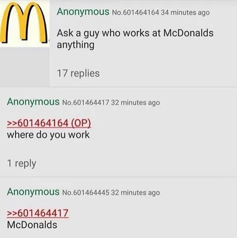 Ask Where He Works