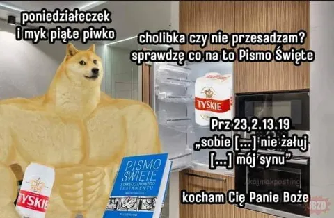 Piąte piwko i Pismo Święte