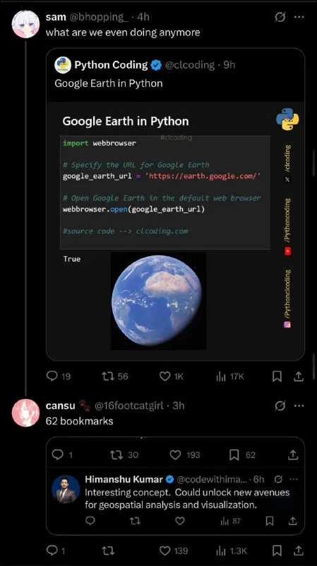Google Earth in Python