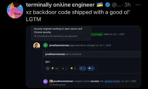 LGTM Backdoor Approval