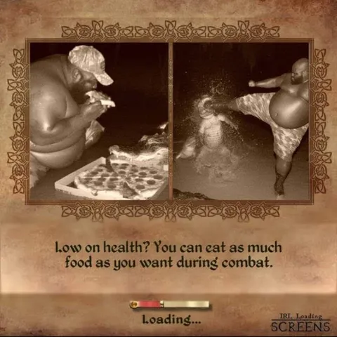 Low on Health Loading Screen