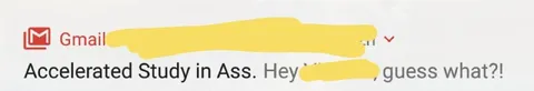 Accelerated Study in Ass
