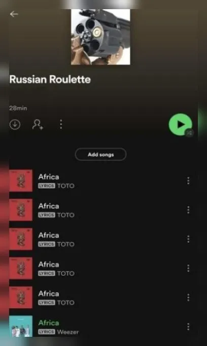 Russian Roulette Africa Playlist