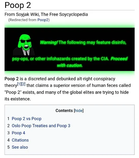 Poop 2 Soyjak Wiki