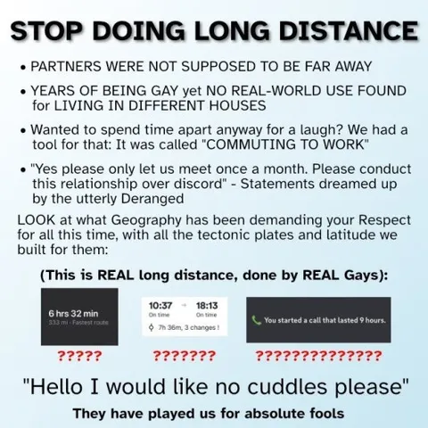 Stop Doing Long Distance