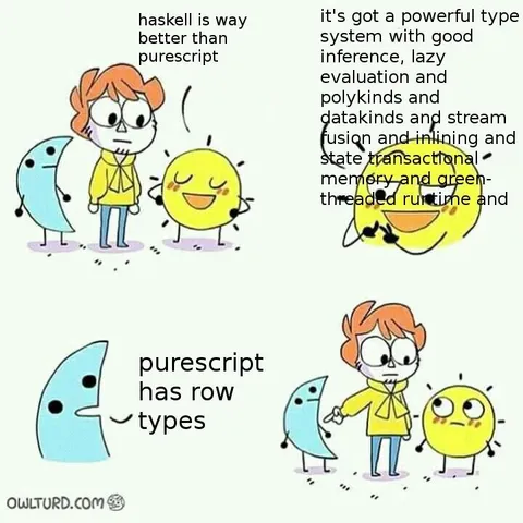 Haskell Is Better Than PureScript
