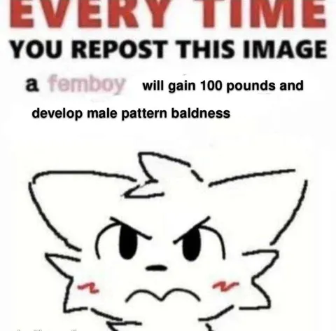 Femboy Gains Weight Meme