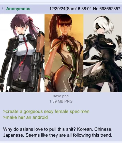Gorgeous Android Female Specimen