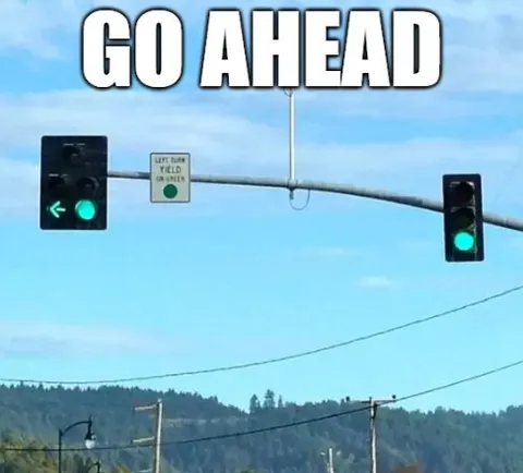 Go Ahead Left Turn