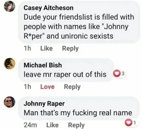 Johnny Raper Says It’s His Real Name