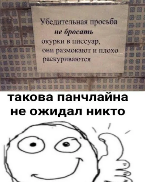 Такова панчлайна не ожидал никто