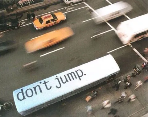 Don't Jump Bus Meme
