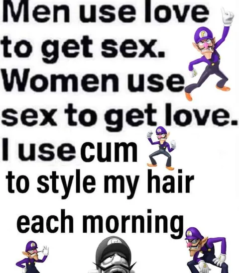 Waluigi Hair Styling Routine