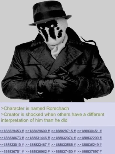 Rorschach Has Different Interpretations