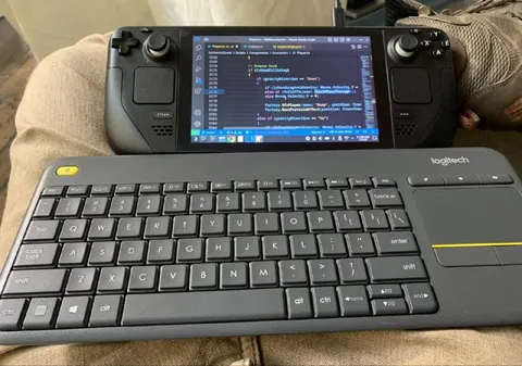 Coding on a Steam Deck