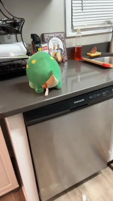 Drilling a Plush Toy Gone Wrong